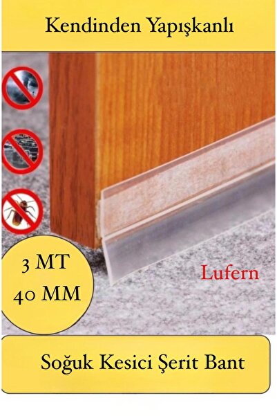 Lufern Rüzgar Ses Toz Böcek Önleyici Kapı Altı Isı Yalıtım Soğuk Kesici Şerit...