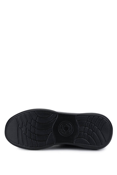 Tamer Tanca Kadın Suni Deri Siyah/Antrasit Sneakers & Spor Ayakkabı