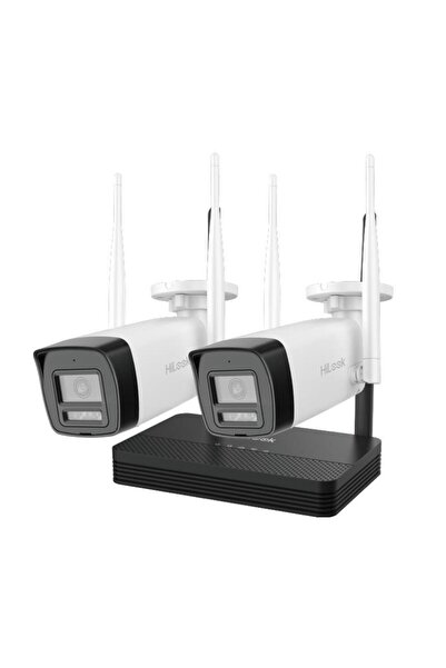 Hilook Kit de supraveghere IP wireless Hikvision, 2 camere Bullet, 4MP, IR 30m, audio, microSD, 4 canale