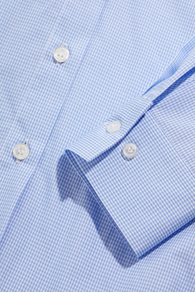 W Collection MAVİ ŞAL YAKA BLUZ