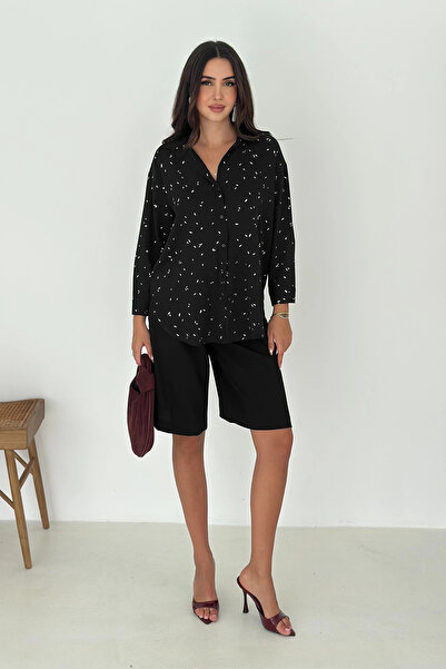 AsprinFashion Cămașă imprimată cu folie