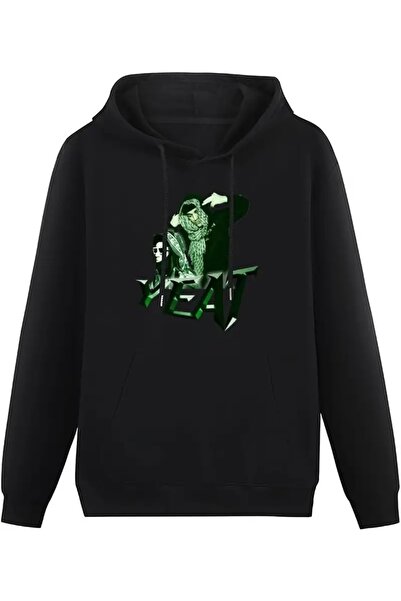 4desire.ro Hanorac Bărbați Casual TRAP GREEN AESTHETIC , Relaxed Fit, Glugă c...