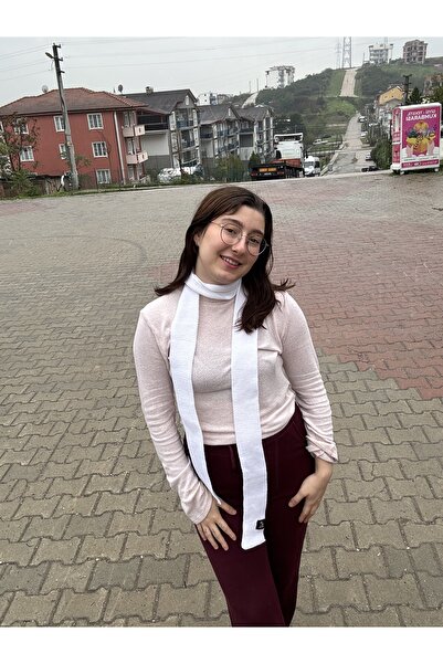 gozimy وشاح أبيض رفيع