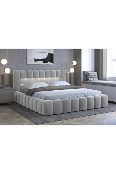 Eltap Bed with slatted frame, storage box and LED lights included LAMICA