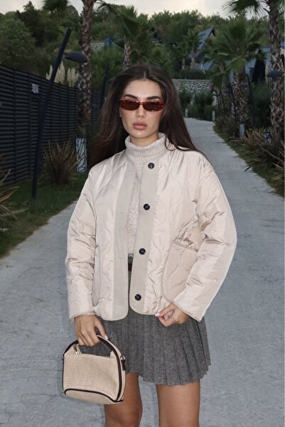 Suziş BİSİKLET YAKA KAPİTONE CEKET MONT GES5658