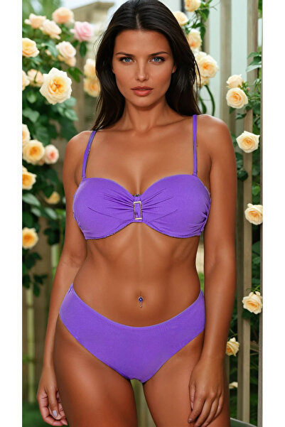 embody Two-piece swimsuit set ladies, purple lm063