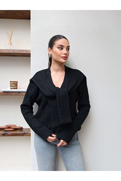 ESRAHELVACI Πλεκτό Πλεκτό Πουλόβερ Ζακέτα