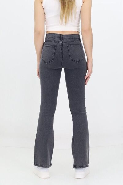 The Velavois Women's 6 Star Detailed Flared Jeans
