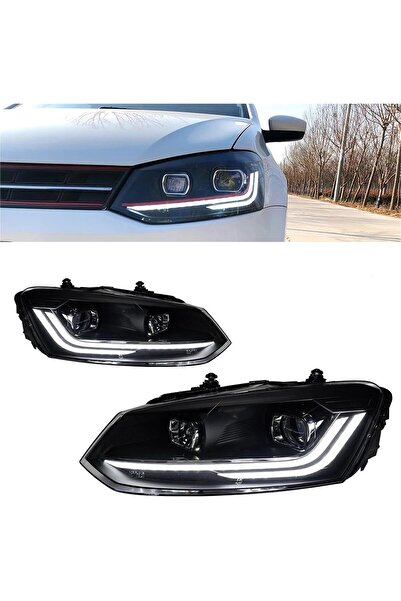 X POWER TUNİNG VW POLO 6R-6C 2009-2017 UYUMLU 2022 DİZAYN LEDLİ ÖN FAR