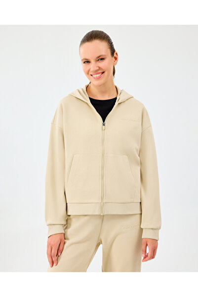 SKECHERS W Essential Full Zip Sweatshirt Women's Gray Sweatshirt S2610016-1550