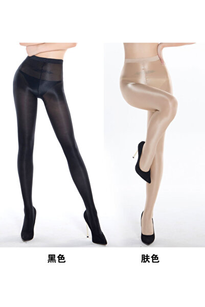 Eces Design Kadın Parlak Görünümlü Likralı Yırtılmaz Kaçma yapmaz Külotlu Çorap W1008