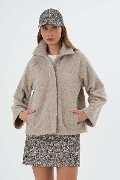 ALEA STUDIO Keçe Hırka Bej