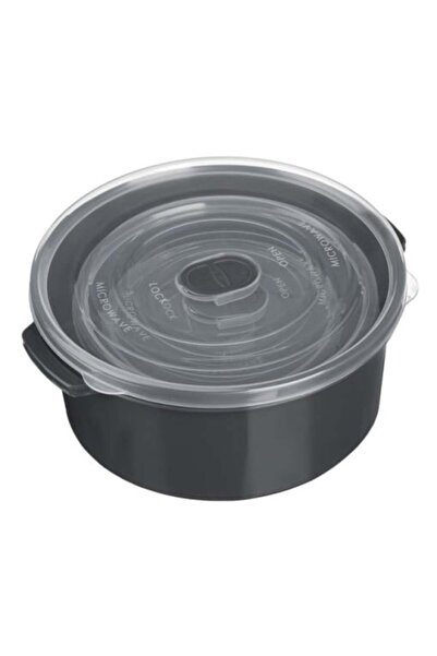 OEM Set of 3 food containers, different sizes, air valve, microwave-safe, Grey