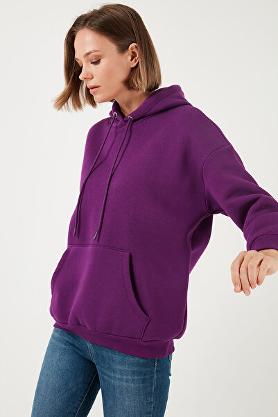 Lela Regular Fit Cotton με κουκούλα Collar επένδυση fleece Winter Pack of 2 Sweat SWEAT 5863854S2