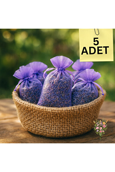 Strauss HOME Husă cu lavandă – Set de 5 |   5x7 cm |   Parfum puternic |   Lavandă naturală și proaspătă