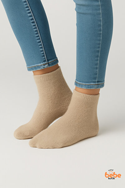 Trend Bebe Butik Șosete de lână pentru femei, groase și călduroase pentru iar...