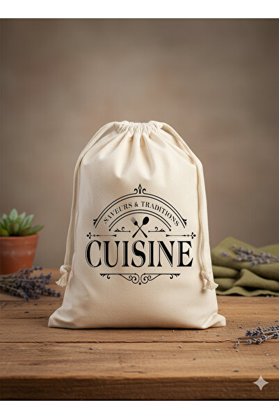 Boom town ekmek Kesesi Baskılı 35x41Sağlıklı Ekmek Torbası