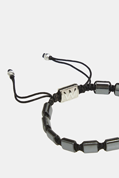 W Collection Hematite Stone Bracelet