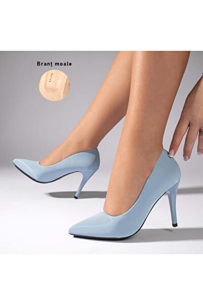 BMoD Pantofi de damă albaștri cu toc subțire MOD10957
