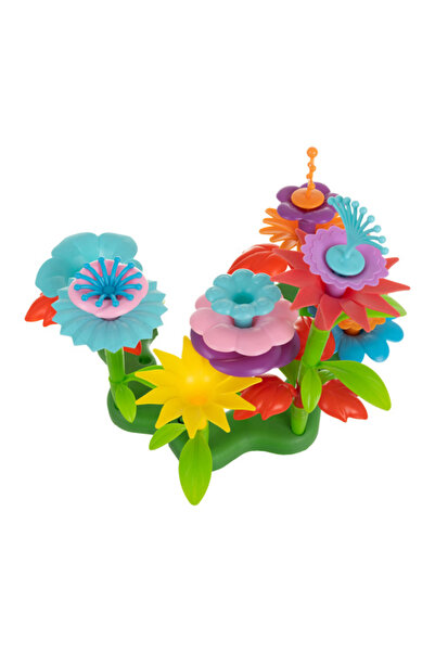 zola 3D garden construction set with 139 pieces, multicolor, storage box, 20 x 33 x 22 cm