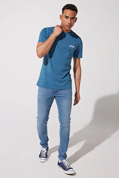 Lee Cotton Regular Fit Crew Neck t Shirt Men's t Shirt L231717 405