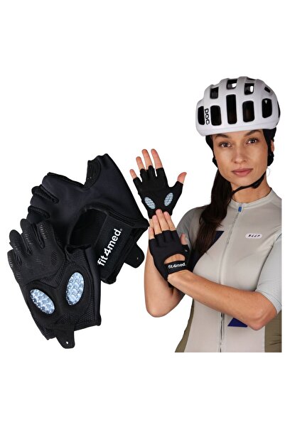 Other Unisex leather fitness fingerless sports cycling gloves for gyms