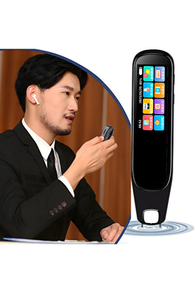 zola Έξυπνος μεταφραστής, κείμενο και φωνή, 132 γλώσσες, λειτουργία OCR, Wi-Fi 2,4 GHz, οθόνη αφής, μαύρη