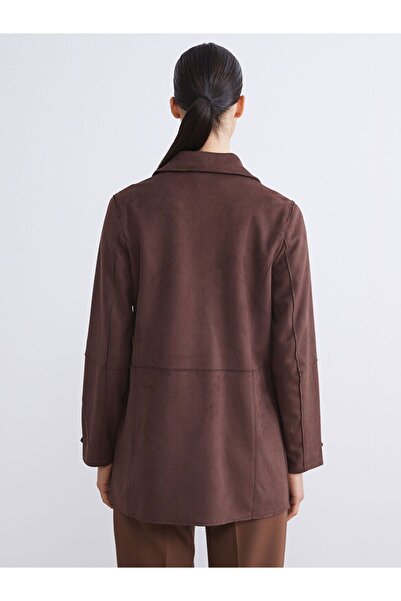 LC Waikiki Women's Suede Blazer Jacket