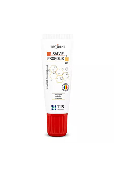 Tis Farmaceutic Tisodent sage and propolis gel, 20 ml,