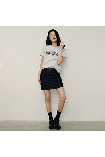 Giordano Women's Relaxed Fit Printed Crew Neck Cotton Tee | KR Collection