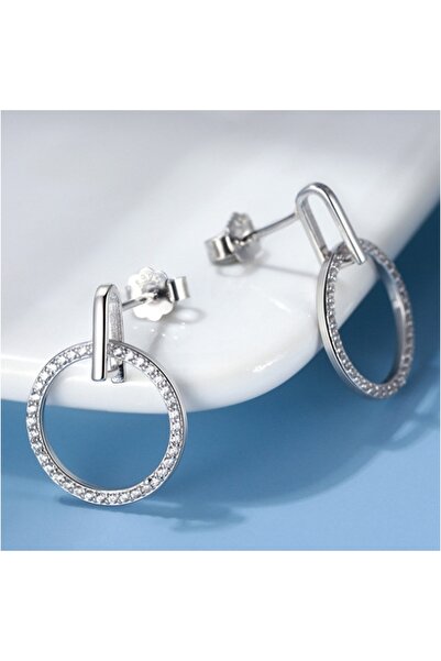 delis Σκουλαρίκια από ασήμι 925, JW1780, κομψό μοντέλο, επιροδιωμένο