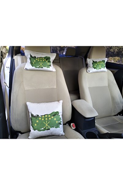 Butik 3 Piece Set Adyabe Eagle Car Neck and Back Pillow, Car Neck Pillow, Bab...