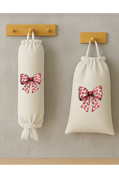 Boom town 2’li Set Ekmek Torbası ve Poşetlik – Mutfak Düzenleyici Asılabilir Bez Organizer Düzenleyici