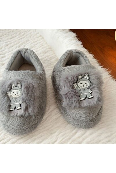 leon Labubu Figure Children's Booties Slippers