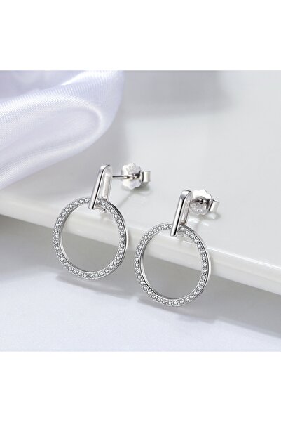 delis Σκουλαρίκια από ασήμι 925, JW1780, κομψό μοντέλο, επιροδιωμένο