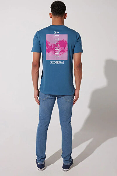 Lee Cotton Regular Fit Crew Neck t Shirt Men's t Shirt L231717 405