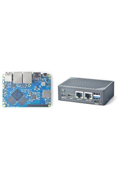 FriendlyElec Nanopi R6C 8 GB Ram + 32GB Emmc - Combo With Metal Case