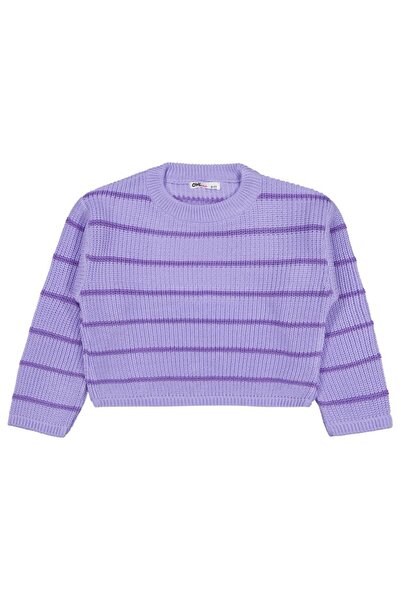 Civil Girls Striped Sweater for Ages 6-9 - Lilac9-10 Years Old