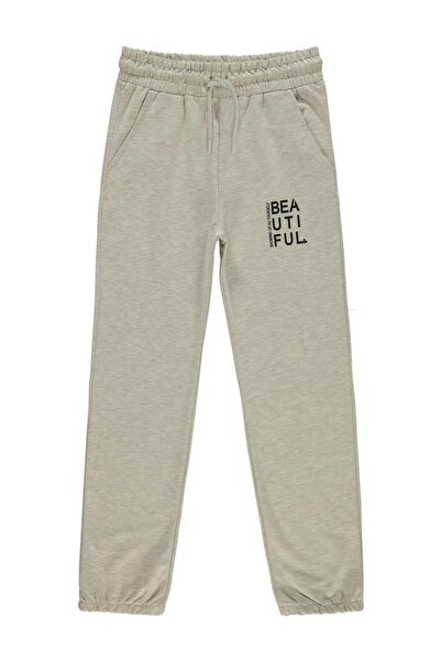 Civil Girls Basic 10-13 Years Old Sweatpants - Ecru 13-14 Years Old