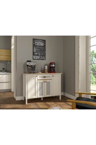 Sakura Ahşap Hunerika Narina Premium kahve köşesi- Minifiks bağlantılı - aytaşı/legnano