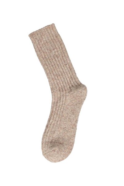 Bolero Woolly Soft Winter Women's Socks Milk Coffee