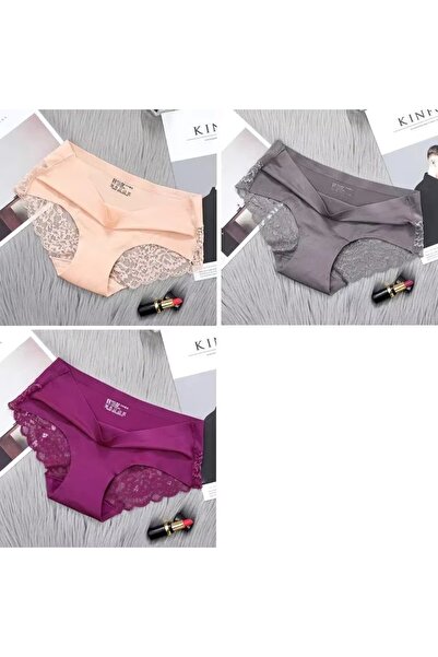 PICADİLİ Σετ 3 ζευγαριών γυναικεία εσώρουχα, CH041, Πολύχρωμα