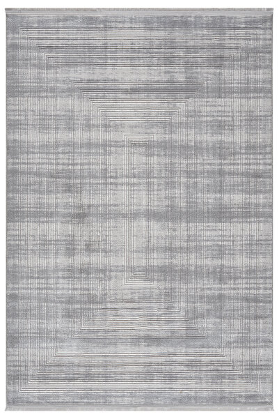 SEYRAN HALI Zen Gri Halı Akrilik Halı Yumuşak Dokulu Salon Oturma Odası Yatak...