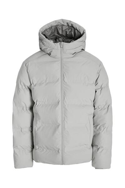 Jack & Jones معطف رجالي باللون الرمادي الفاتح 12278749_JJESOHO PUFFER HOOD SN