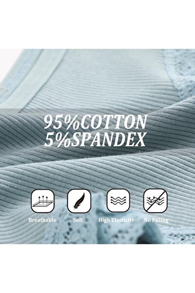 PICADİLİ Set of 3 pairs of women's panties, CH102, Multicolor