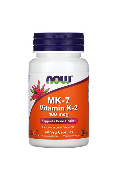 Now Foods Supplements, MK-7 Vitamin K-2 100 mcg, Cardiovascular Support, Supp...