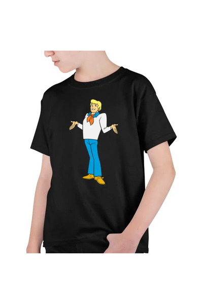 OEM Παιδικό T-shirt Scooby Doo Fred Jones για αγόρια