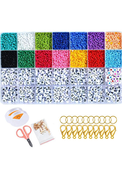 zola Set creatie bratari,4200 piese, organizator cu 28 de compartimente, mult...