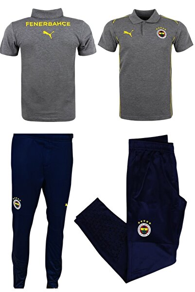 Fenerbahçe Original Licensed Gray T-Shirt Tk