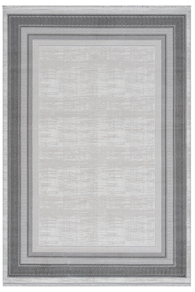 SEYRAN HALI Zen Antrasit Halı Akrilik Halı Yumuşak Dokulu Salon Oturma Odası ...